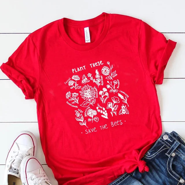 Wild Flower Graphic T-shirt