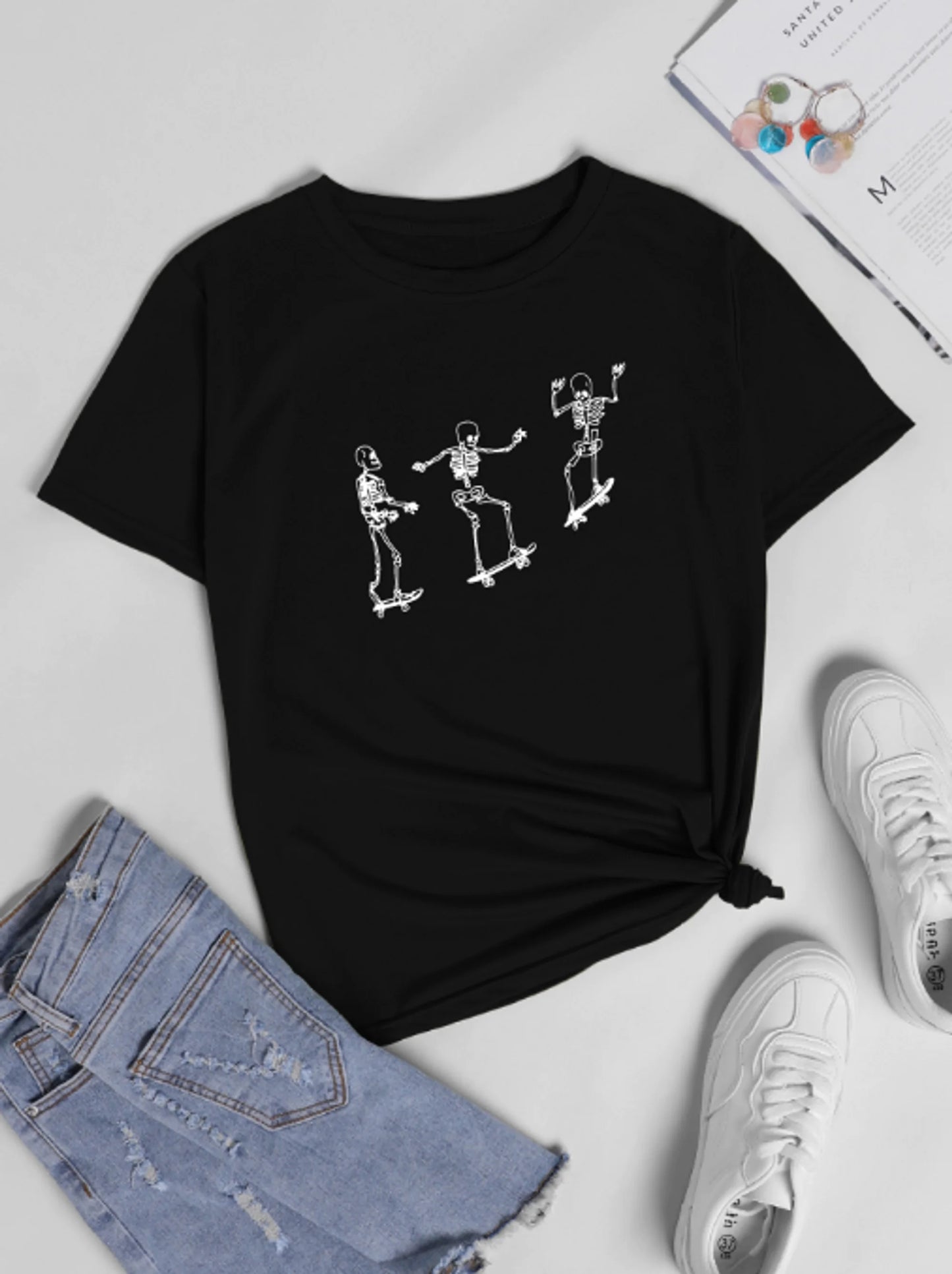 Skeleton Skaters T-shirt