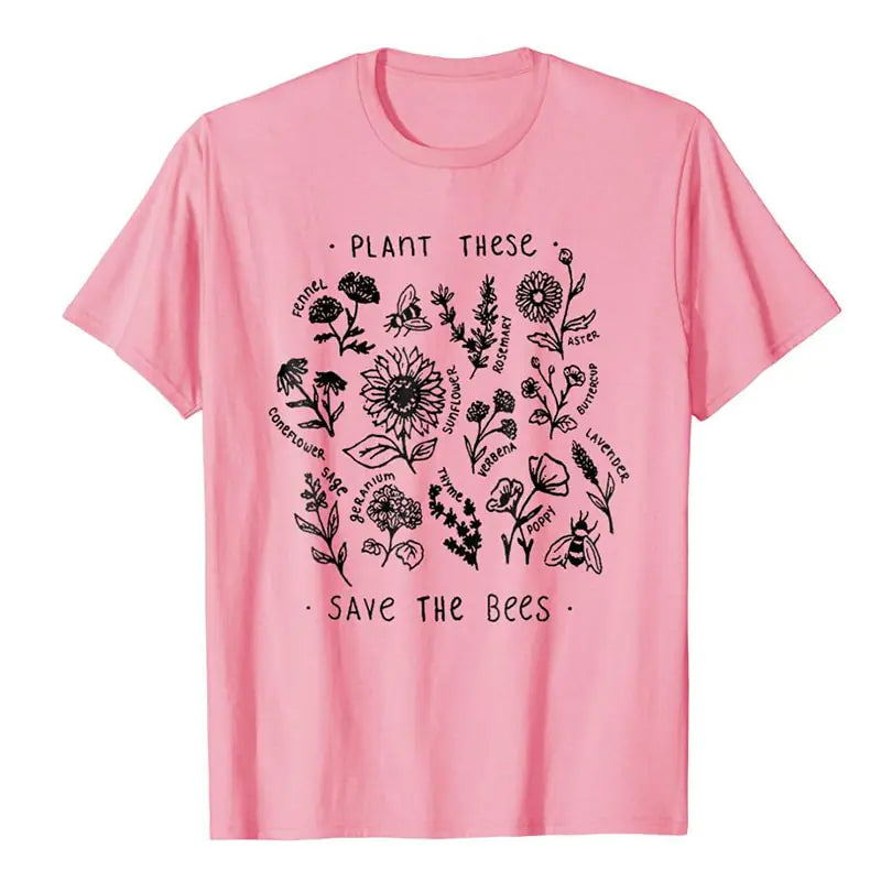 Wild Flower Graphic T-shirt