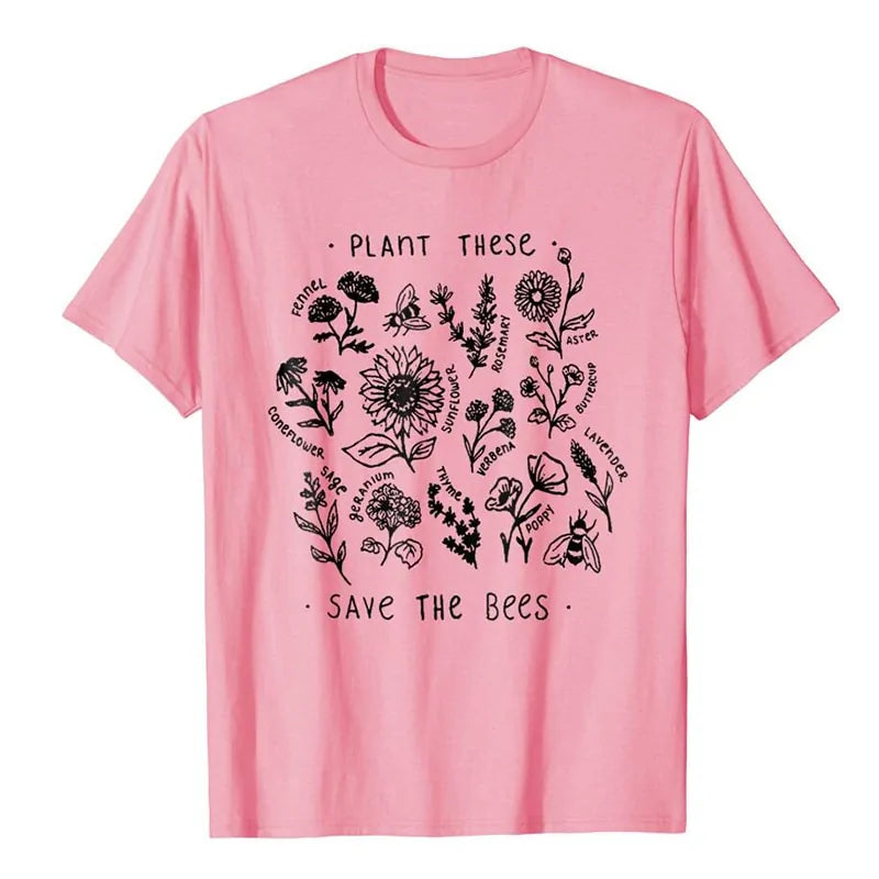 Wild Flower Graphic T-shirt